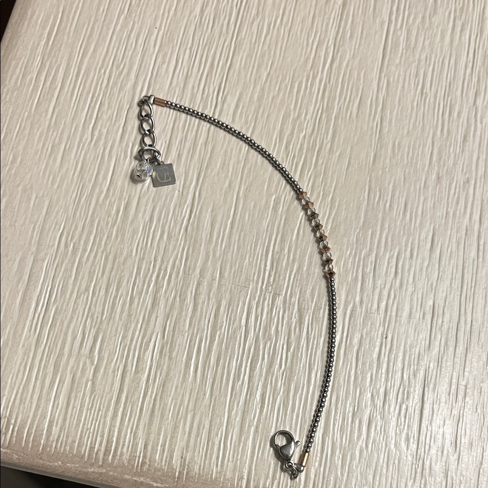 Elegant Silver and Gold Bracelet